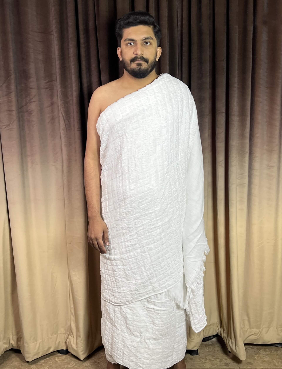 Premium Towel Ihram Square Pattern