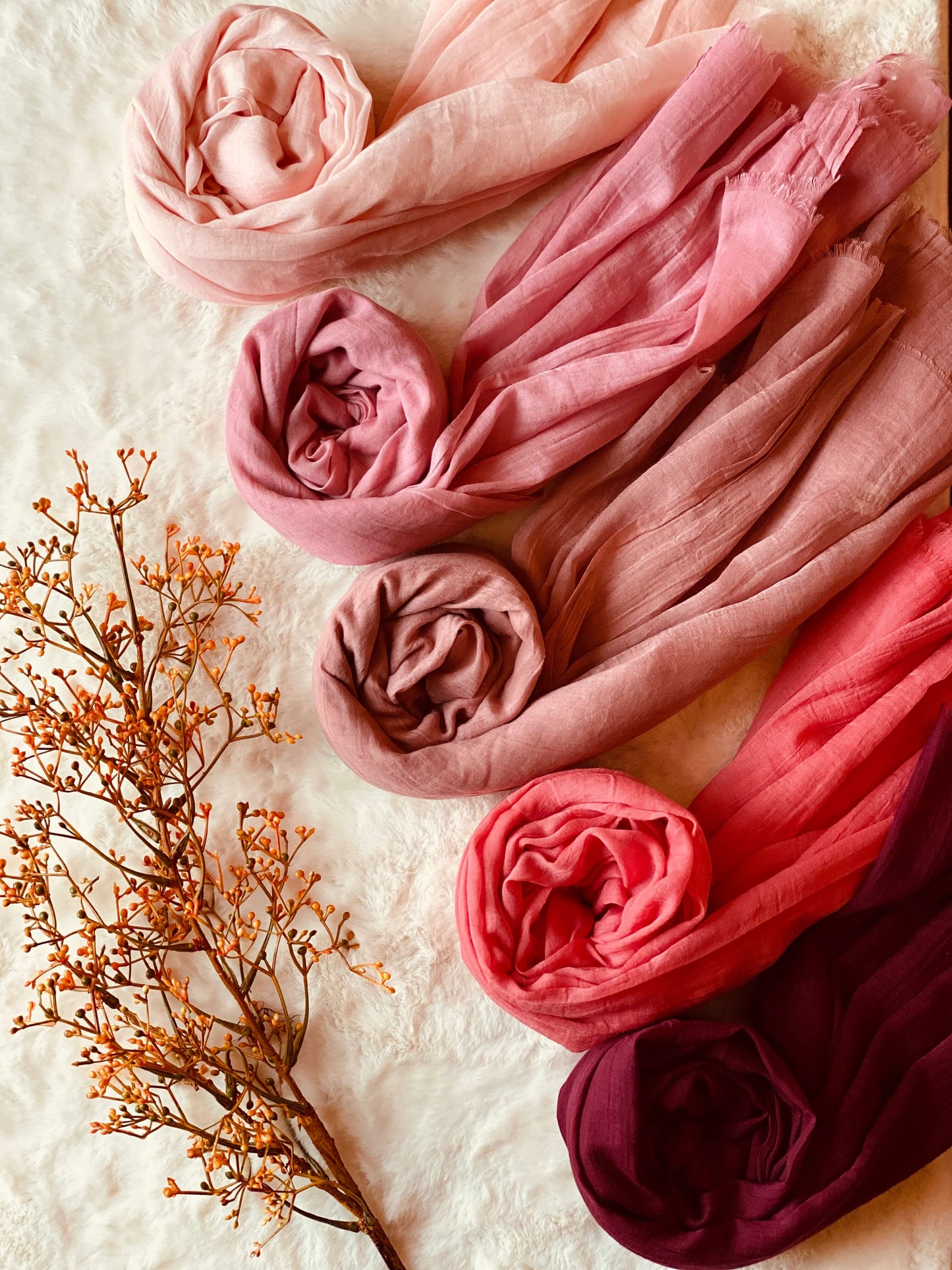 5 Turkish Slubs Lawn Hijab Bundle