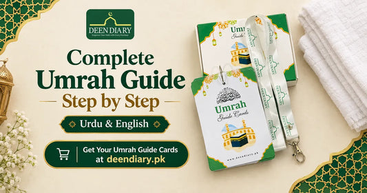 Complete Umrah Guide step by step with Deen Diary Umrah Guide Cards