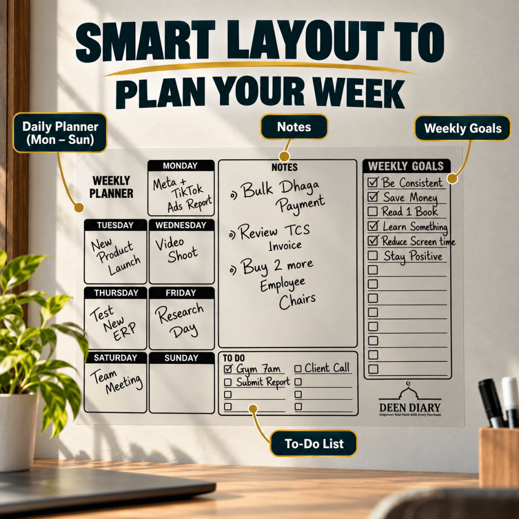 Weekly Planner Wall Sticker