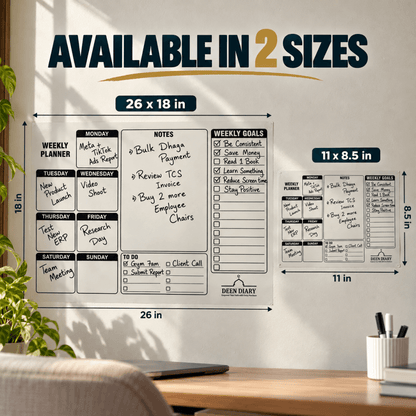 Weekly Planner Wall Sticker
