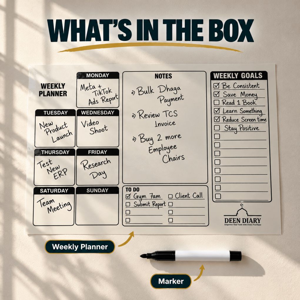 Weekly Planner Wall Sticker