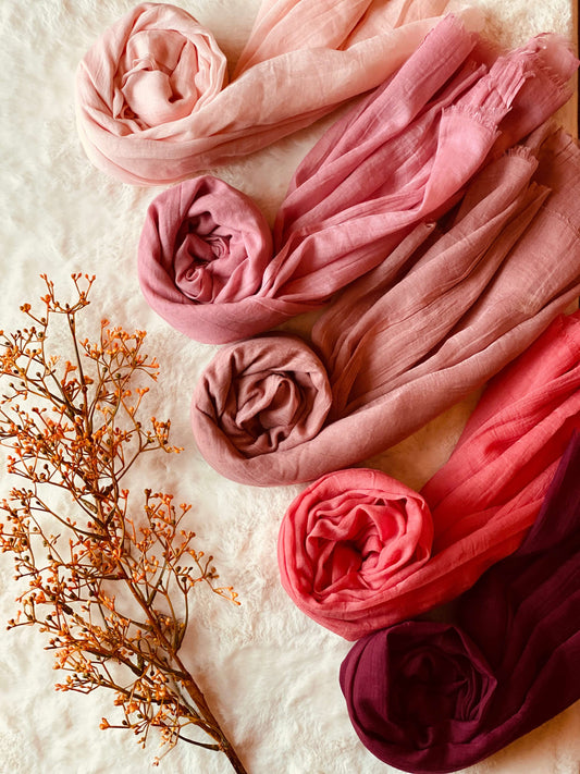 5 Turkish Slubs Lawn Hijab Bundle